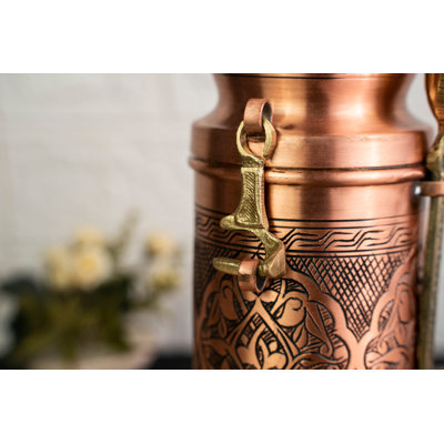 18 in Handmade Hammered Copper Kitchen Sink – Pure Solid Copper by ALFIQ