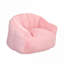 Fauteuil à billes rembourré en fausse fourrure de luxe, canapé paresseux rembourré en mousse haute densité à assise simple et finition rose pour la lecture du salon et de la chambre à coucher-1647734098
