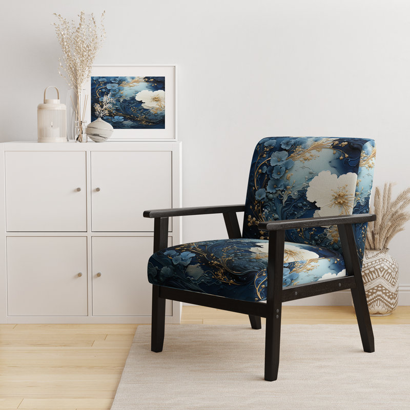 Liquide Spiral II - Fauteuil rembourré moderne, fauteuil d'appoint à motif en spirale