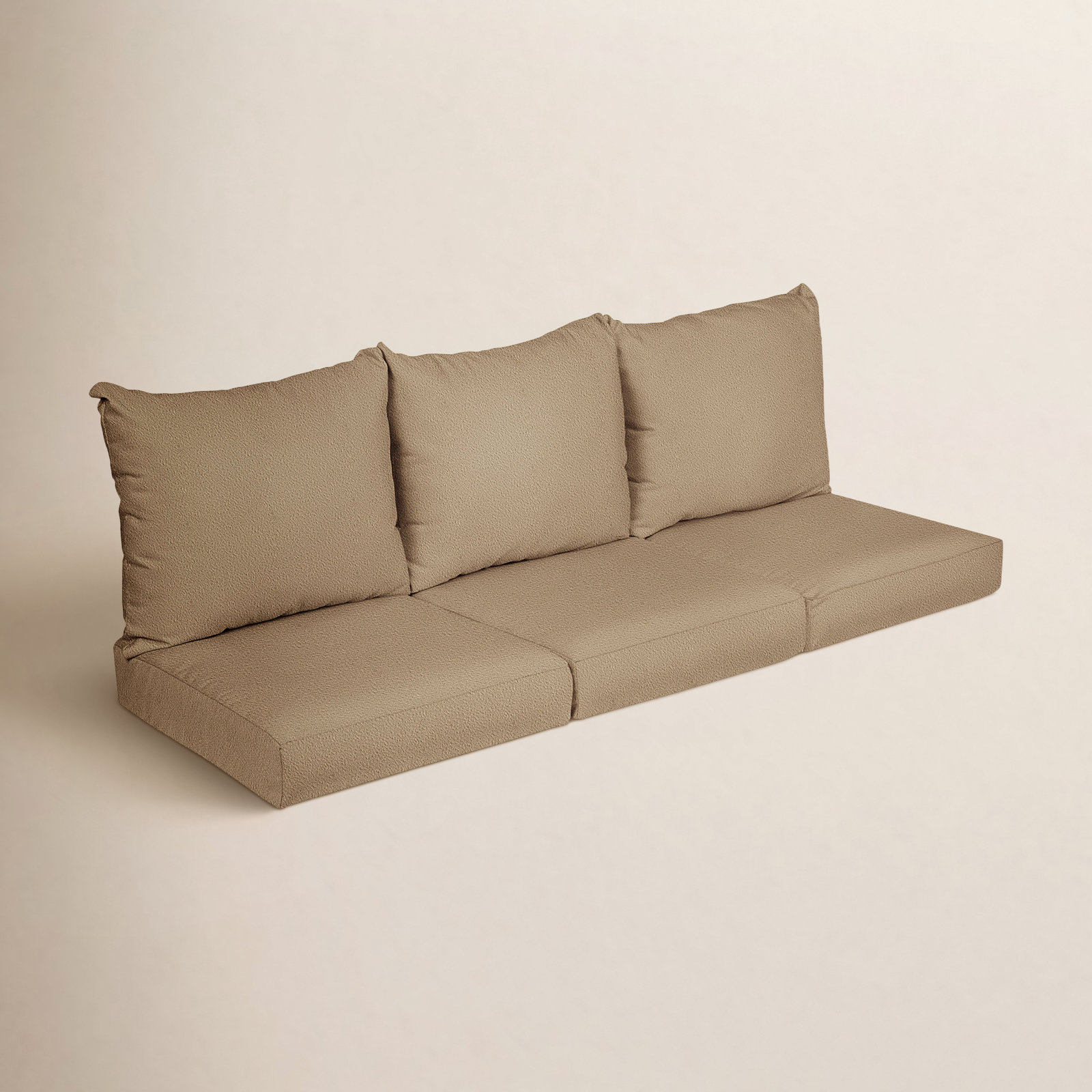 Ramblewood Indoor/Outdoor Seat/Back Cushion, Beige