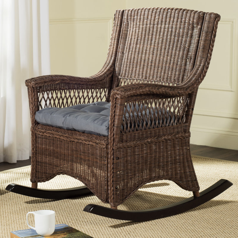 Chaise berçante Rollegem, Brun