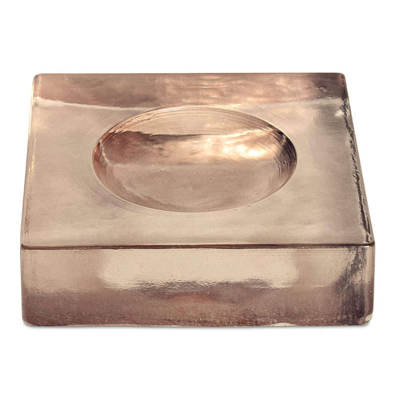 Miro Glass Catchall Muted Sage, Brown