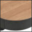 Ensemble de 2 tables basses rondes gigognes-1020736321