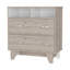 Commode 2 tiroirs Aaron - gris clair-1488891032