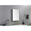 Miroir de salle de bain 32X24inch - Brouillard, fixation murale, température de couleur réglable, pour le maquillage et les soins de la peau, monté sur meuble-lavabo, grand, réglable, avec contrôle