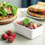 Ensemble de 3 plats de cuisson en porcelaine, assiettes rectangulaires, idéal pour les lasagnes, les gâteaux et les repas quotidiens (tailles: 12 po / 6 po / 6 po)