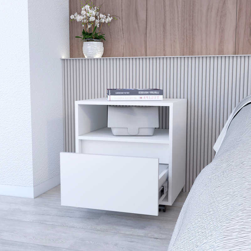 15.88'' W Nightstand, White