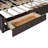 Versatile Queen Size Solid Wood Platform Bed With Built-in Outlets For Modern Living