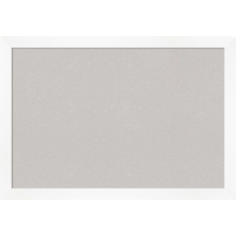 Amanti Art No Cork Wall Plastic Bulletin Board, 27" x 39"