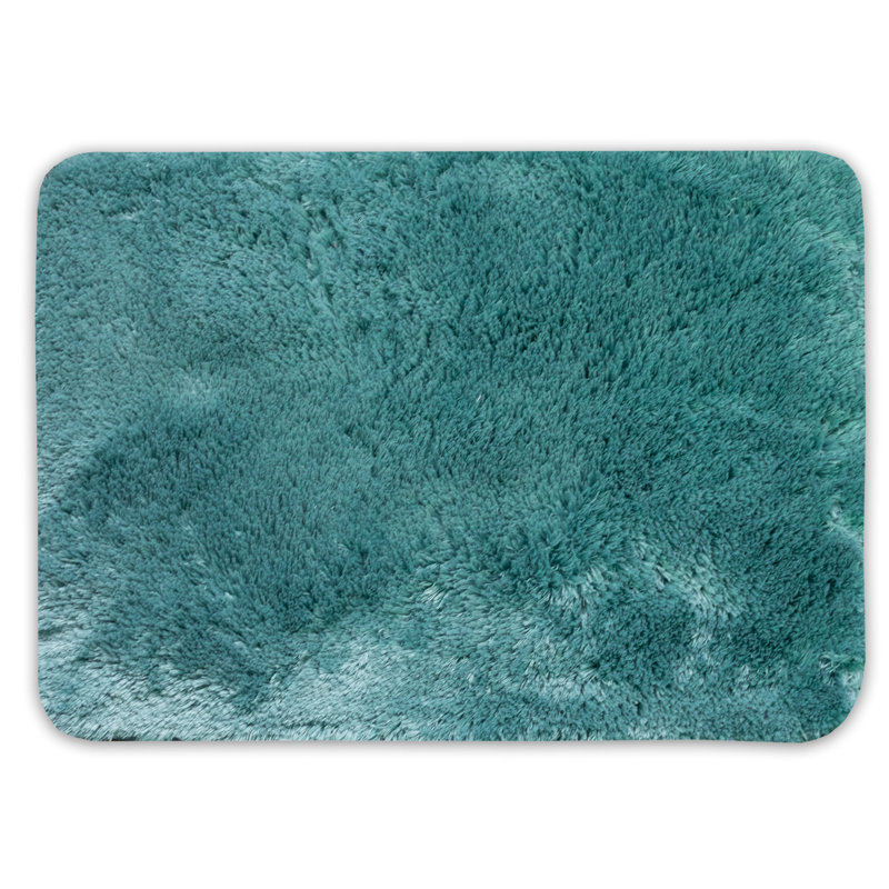 Herrmann Non-Slip Bath Rug, 20" W x 32" L, Burgundy