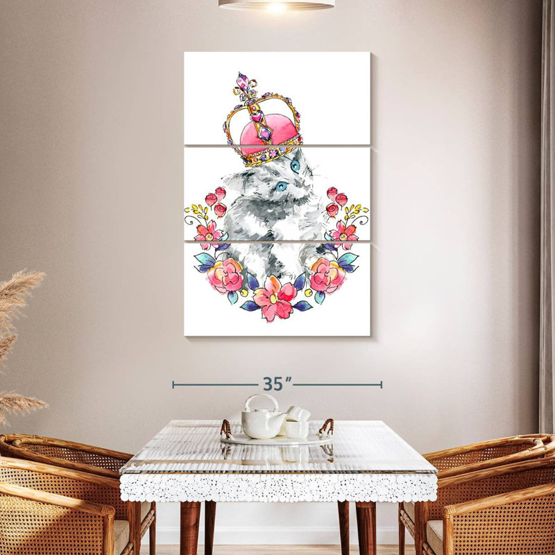 Brampt Regal Cat, 50" H x 32" W