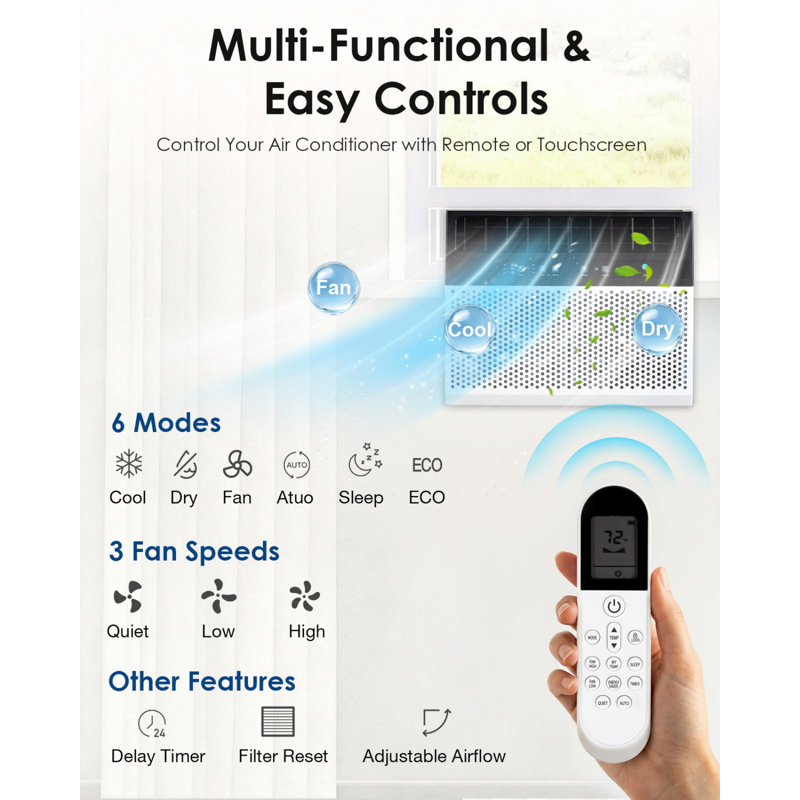 10,000 Btu Window Air Conditioner, 10000