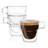 JoyJolt Stoiva Stackable Double Wall Espresso Glasses, 5oz.