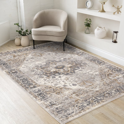 Brooklinn Oriental Power Loom Area Rug