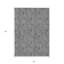 Tapis extérieur lavable floral gris argenté et gris anthracite 3 pi x 5 pi