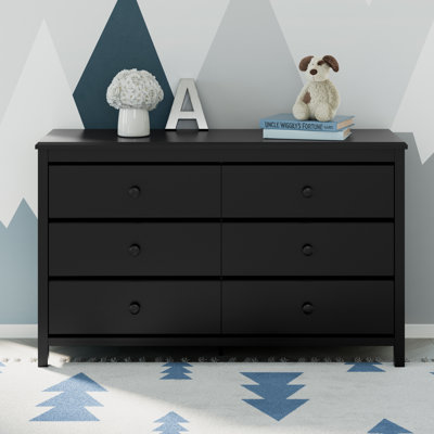 Alpine 6 Drawer Double Dresser -  Storkcraft, 03666-40B