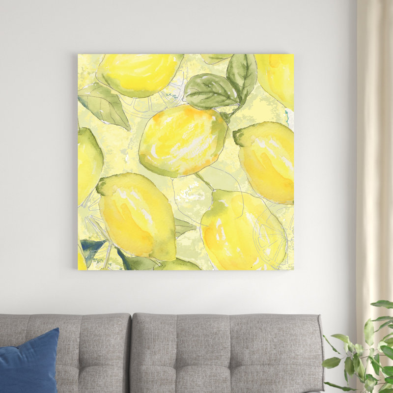 Mélange de citron I, H 36 po x l 36 po x P 1,25 po