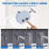 10 Inch All Metal Rainfall Shower Head with Handheld Combo, Push Button Switches