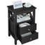40cm W Manufactured Wood Bedside Table-1545519321