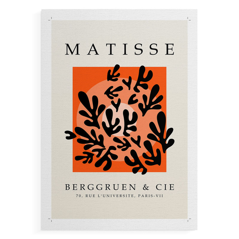 Matisse Cccxxiv, reproduction encadrée, reproduction de toile seulement - non encadrée, H 18 po x l 12 po