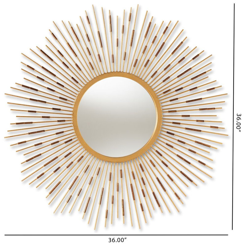 Iron Frame Wall Mirror