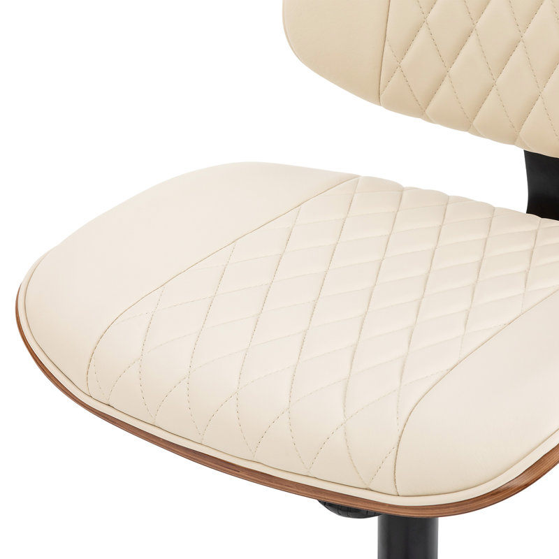 Chaise de travail ergonomique à hauteur ajustable, Beige