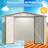 10x8 Feet Outdoor Storage In Cream White, Garden Shed With Aluminum Alloy Frame, Hinge Door And Foundation For Big Tool Building Room Shed, White Door, Air Circulation