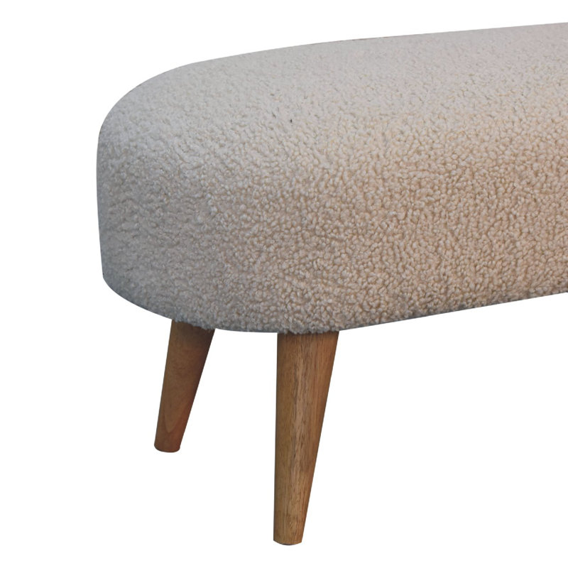 Hollway Cotton Upholstered Bench