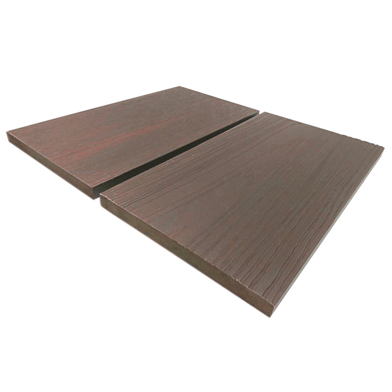 Planche de terrasse en composite 71,8 "x 5,43" en brun