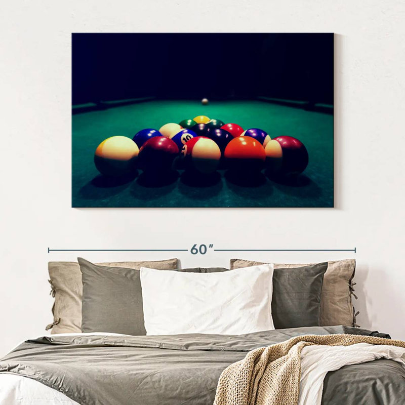 Senne Billiard Balls, 34" H x 51" W