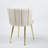 Defreitas Dining Chair with Iron Legs and Cushions-1605895043