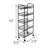 Authement 5-Tier Rolling File Cart