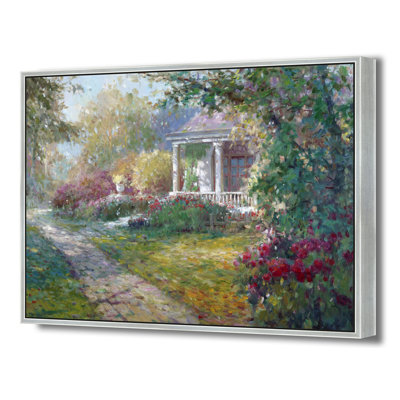 Porch Of Blooming Shadows Print