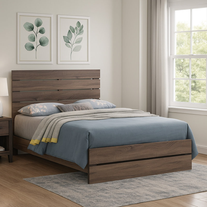 Matheny Standard Bed, Queen, Brown