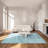 Decorative Carpet With Ivy Pattern In Traditional Anthracite Colors-532848460