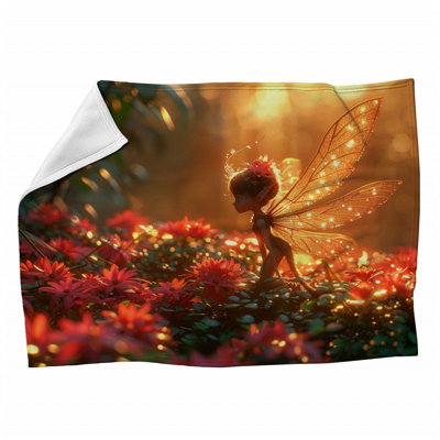 Fairy Fleece Throw Blanket - Fantasy Throws for Sofas or Beds 12361