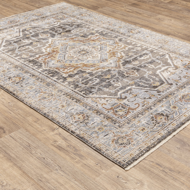Milbury Oriental Indoor Rug, Rectangle 3'3" x 5'
