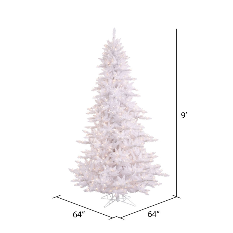 Artificial Christmas Tree with Stand, 9' H, Pre-Lit