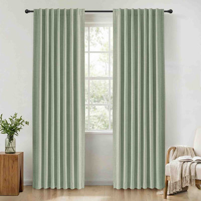 Polyester Blackout Curtain Pair (Set of 2)