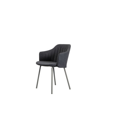 Choice Chair Indoor and Four Steel Legs Base with Upholstery Cover Set (Cane-line Ambience Seat-Back Cover)