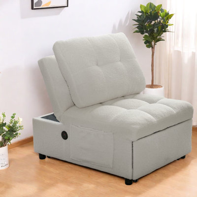 Canapés multifonctionnels avec rangement, tissu en peluche, petite maison moderne réglable
