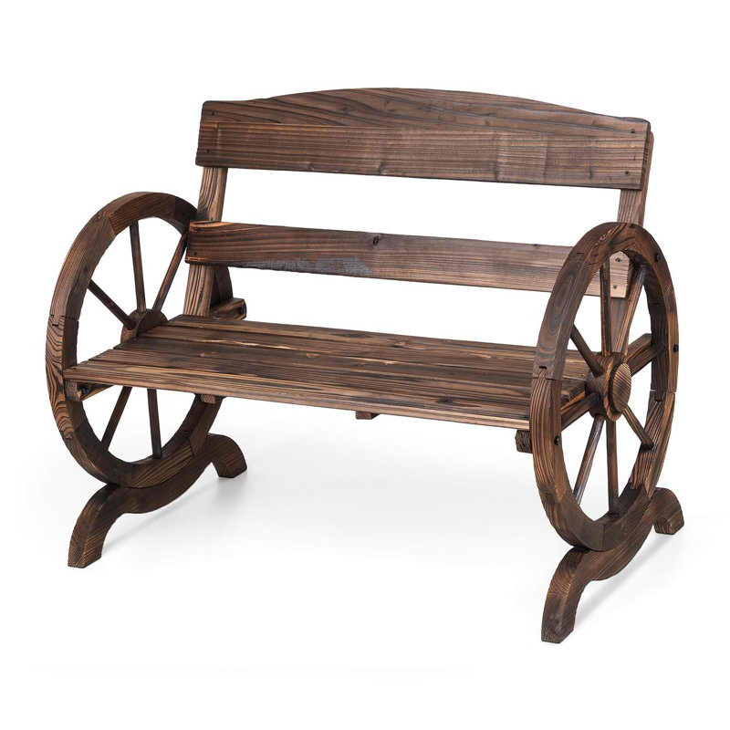 Solid Wood Fir Outdoor Bench
