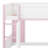 Kids/Teens Wood Loft House Bed – Playhouse & Storage Combination-931734293