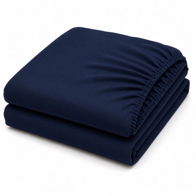 MHG Living Ultra Soft Fitted Bed Sheet with Pillowcase Pair – Deep Pocket Microfibre Mattress Cover - Small Single/Single/Small Double/Double/King/Super King