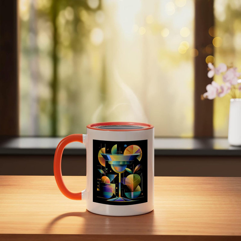 Ceramic Coffee Mug, Orange