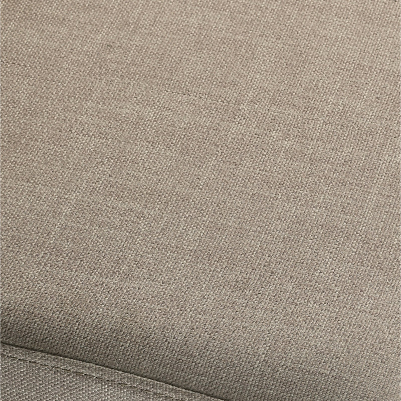 Antique Gray Finish Upholstered Bench Featuring Tan Seat And Nailhead Trim In With Cozy Cushioned