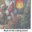 Planche à découper en verre Labrador Retriever and Santa Claus
