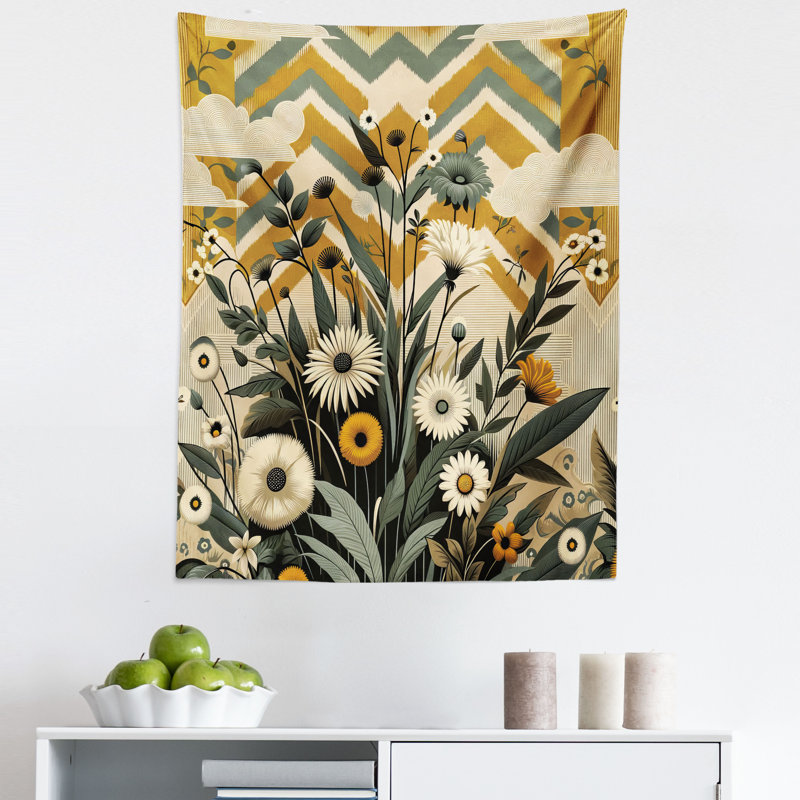 Tapisserie en microfibre, H 28 po x l 23 po