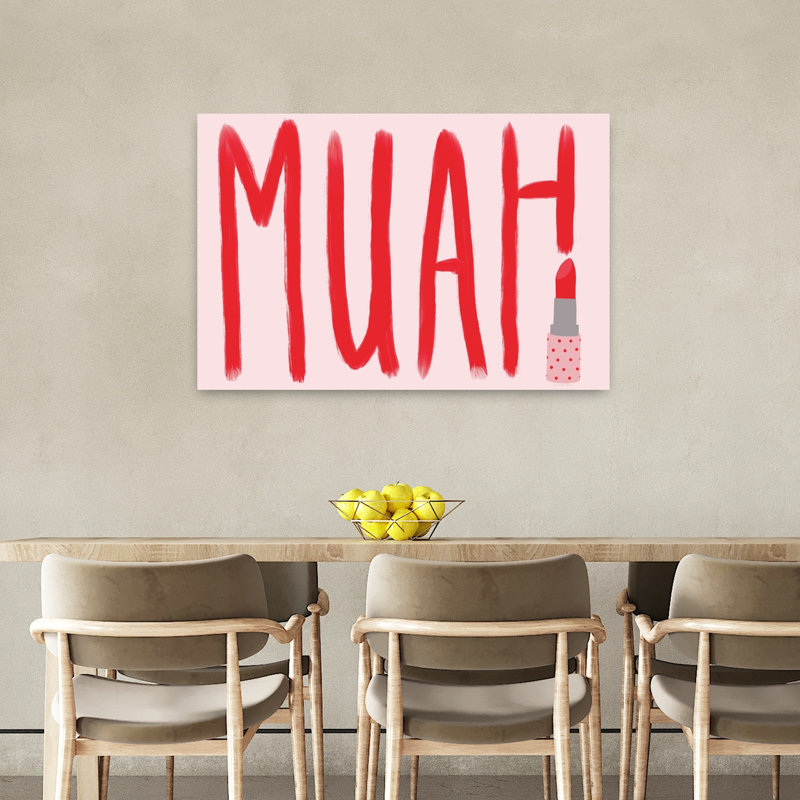 Muah, art contemporain, H 36 po x l 24 po