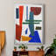 «Colorful Shapes IV», toile encadrée de qualité supérieure - prête à être accrochée-824486223-824486213